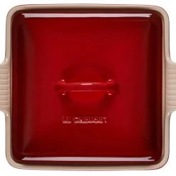 Le Creuset 2.5 Quart Heritage Covered Square Stoneware Casserole