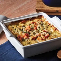 Le Creuset 2.5 Quart Heritage Covered Square Stoneware Casserole