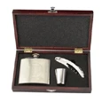 Flasks Pampered Grape Stainless Steel Flask Personal Gift Set - 5 Oz