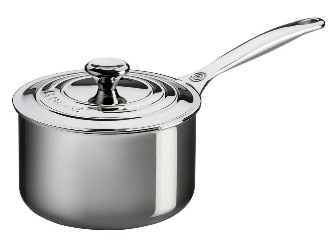 Le Creuset 2 Quart Stainless Steel Saucepan 2 Le Creuset 2 Quart Stainless Steel Saucepan