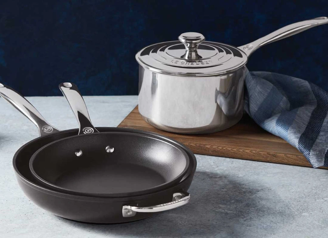 Le Creuset 4 Quart Stainless Steel Saucepan 6 Le Creuset 4 Quart Stainless Steel Saucepan