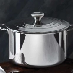 Le Creuset Stockpots & Tea Kettles Le Creuset 7 Quart Stainless Steel Stockpot