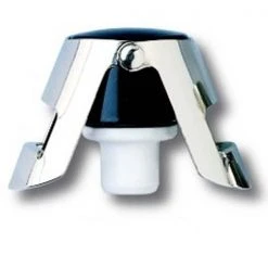 Other Super-Seal Champagne Stopper Nickel Plated - Black Wine Preservation