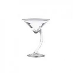Libbey Swerve Martini Glassware 6.5oz (Set Of 4)