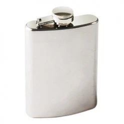 True Fabrications Stainless Steel Flask - 4 Oz