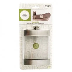 True Fabrications Clear Flask - 6 Oz