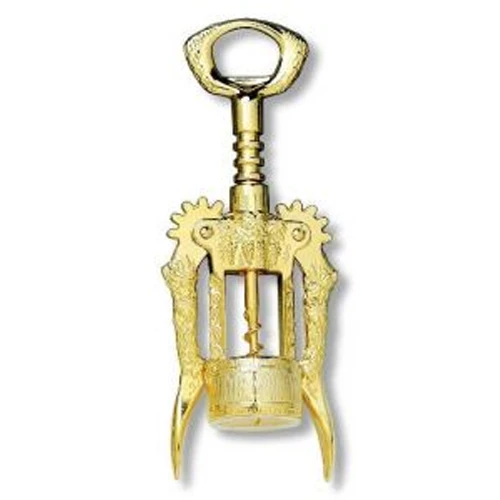 Other Wing Corkscrews Gold-Plated Grape Design Wing Corkscrew (Auger Worm) 1 Other Wing Corkscrews Gold-Plated Grape Design Wing Corkscrew (Auger Worm)