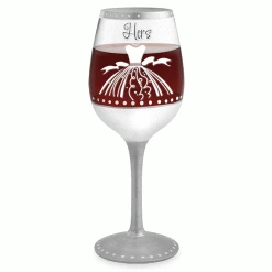 Epic Products Hers Hand-Decorated Wine Glass 7 Epic Products Hers Hand-Decorated Wine Glass