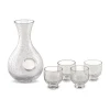 Epic Products Epic Sake Set - Clear Crackled Glass Epic Wine Decanters