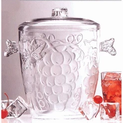 Other Embossed Grape Acrylic Ice Bucket