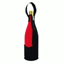 Other Zip-N-Go Neoprene Wine Bag Red/Black Wine Carry Bags