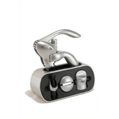 Metrokane Houdini 5-piece Wine Tool Stand - Silver