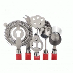 Metrokane VIP Bar Tool Set - Red Bar/Cocktail Sets