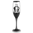 Epic Products Decorated Painted Glassware His Hand-Decorated Champagne Flute 3 Epic Products Decorated Painted Glassware His Hand-Decorated Champagne Flute