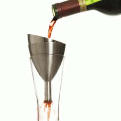 Metrokane Rabbit Wine Shower Funnel Wine Strainer 6 Metrokane Rabbit Wine Shower Funnel Wine Strainer