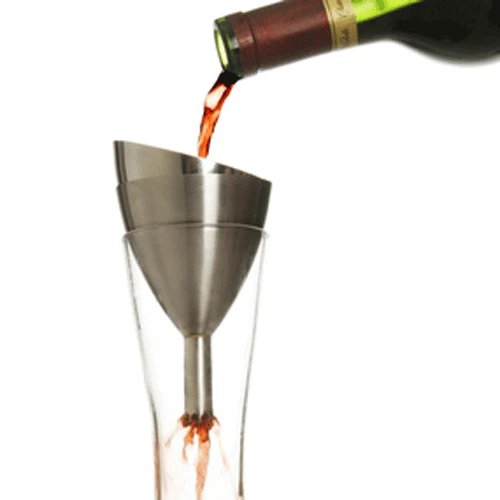 Metrokane Rabbit Wine Shower Funnel Wine Strainer 3 Metrokane Rabbit Wine Shower Funnel Wine Strainer