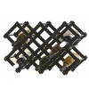 Oenophilia Accordia 10 Bottle Wine Rack - Black
