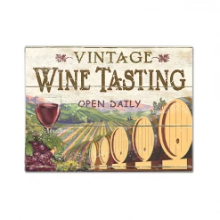 Epic Products Vintage Wine Tasting Glass Cutting Board Cheese/Cutting Boards