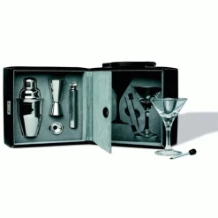 Shopwinestuff Bar/Cocktail Sets Martini Bar Set With Case