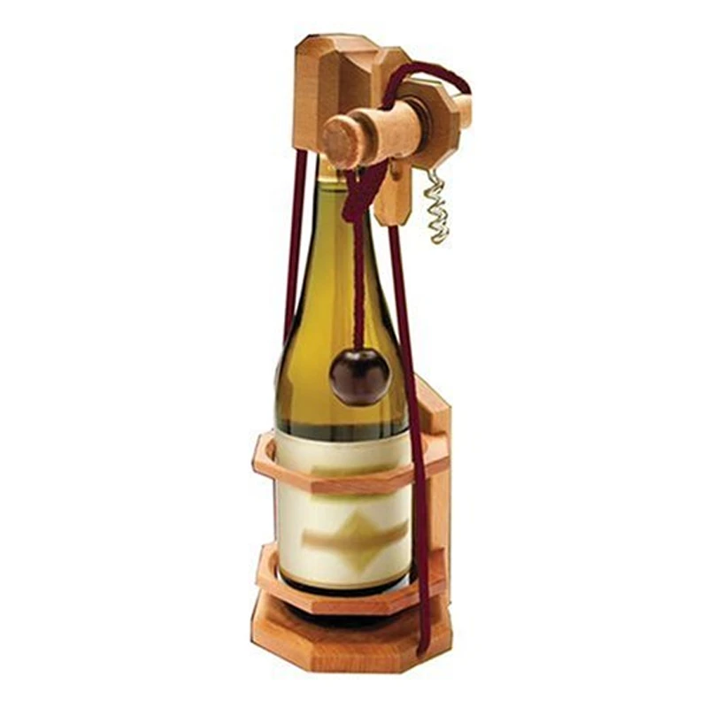 Other Wine Bottle Accessories Don't Break The Bottle - Corkscrew Wine Puzzle 1 Other Wine Bottle Accessories Don't Break The Bottle - Corkscrew Wine Puzzle