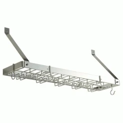 Rogar Bright Chrome Steel Single Wine Rack Wine Racks & Holders