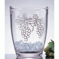 Other Acrylic Wine Bucket With Grape Cluster Design Champagne Buckets/Wine Chillers