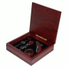 Corkscrew Sets True Fabrications Cherry 4-Piece Tool Accessory Gift Set