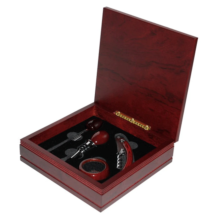 Corkscrew Sets True Fabrications Cherry 4-Piece Tool Accessory Gift Set 1 Corkscrew Sets True Fabrications Cherry 4-Piece Tool Accessory Gift Set