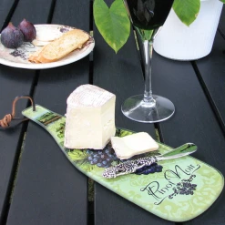 Epic Products Pinot Noir Wine Bottle Cheese Server Cheese/Cutting Boards