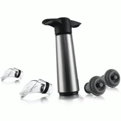 VacuVin Vacu Vin Wine Saver Stainless Steel Gift Pack
