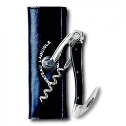 Chateau Laguiole Corkscrew Black Horn Waiter Style Corkscrews