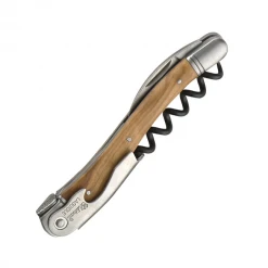 Chateau Laguiole Corkscrew Olive Wood Waiter Style Corkscrews