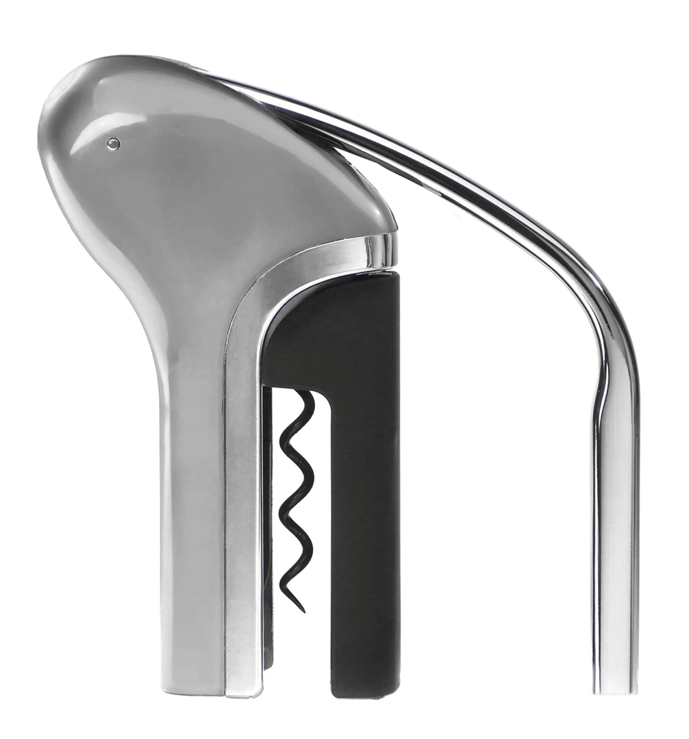 Metrokane Vertical Houdini Corkscrew - Silver 1 Metrokane Vertical Houdini Corkscrew - Silver