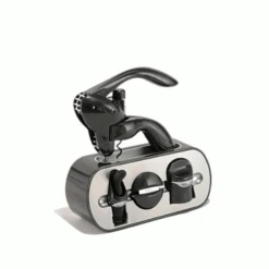 Lever Model Corkscrews Metrokane Houdini 5-piece Wine Tool Stand - Black