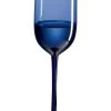 Ravenscroft Crystal Ravenscroft Crystal Classic Collection Ravenscroft Classic Cobalt Blue Long Stem Water Glasses (Set Of 4)