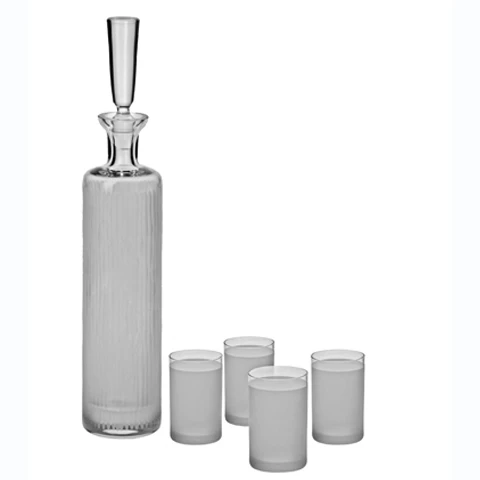 Ravenscroft Crystal Ravenscroft Vodka Decanter Set (Set Of 5) Ravenscroft Crystal Classic Collection 1 Ravenscroft Crystal Ravenscroft Vodka Decanter Set (Set Of 5) Ravenscroft Crystal Classic Collection