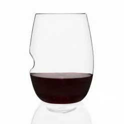GoVino Top Rack Series Shatterproof Stemless Glasses, Dishwasher Safe, Set Of 4