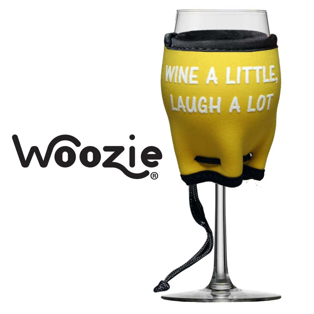 Wine Woozie Woozie, Wine A Little Laugh A Lot! Wine Glass Accessories 1 Wine Woozie Woozie, Wine A Little Laugh A Lot! Wine Glass Accessories