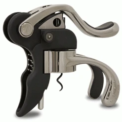 Lever Model Corkscrews Final Touch Black Chrome Corkscrew 6 Piece Set