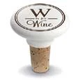 Epic Products Wine Bottle Stoppers W Is For Wine Ceramic Bottle Stopper