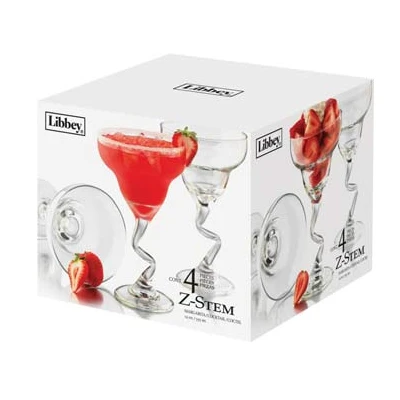 Libbey Z-Stem Margarita 12oz Glassware (Set Of 4) 2 Libbey Z-Stem Margarita 12oz Glassware (Set Of 4)