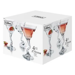 Libbey Z-Stem Martini 9oz Glassware (Set Of 4) Libbey Glassware 8 Libbey Z-Stem Martini 9oz Glassware (Set Of 4) Libbey Glassware